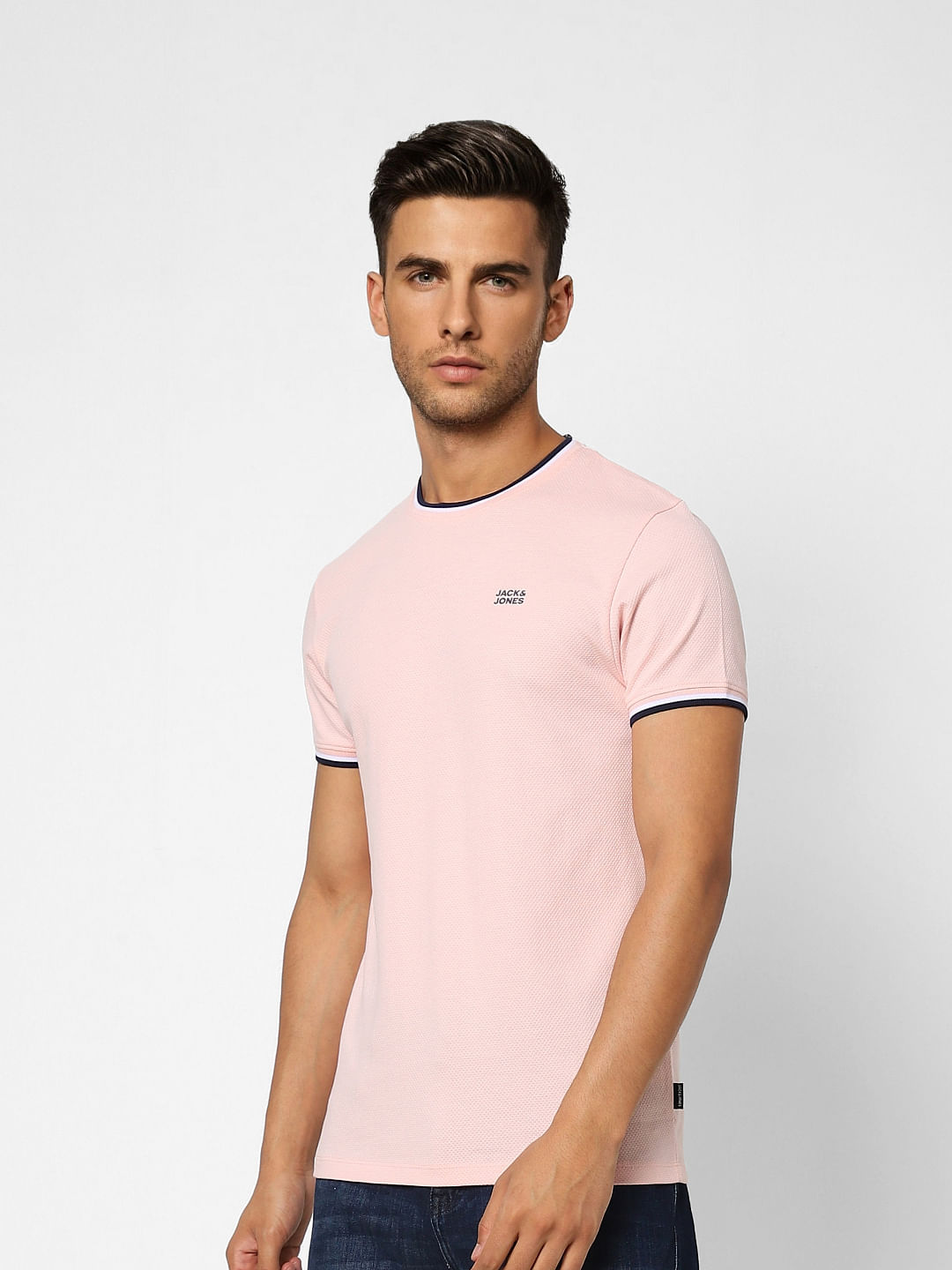 Pink Crew Neck T-shirt