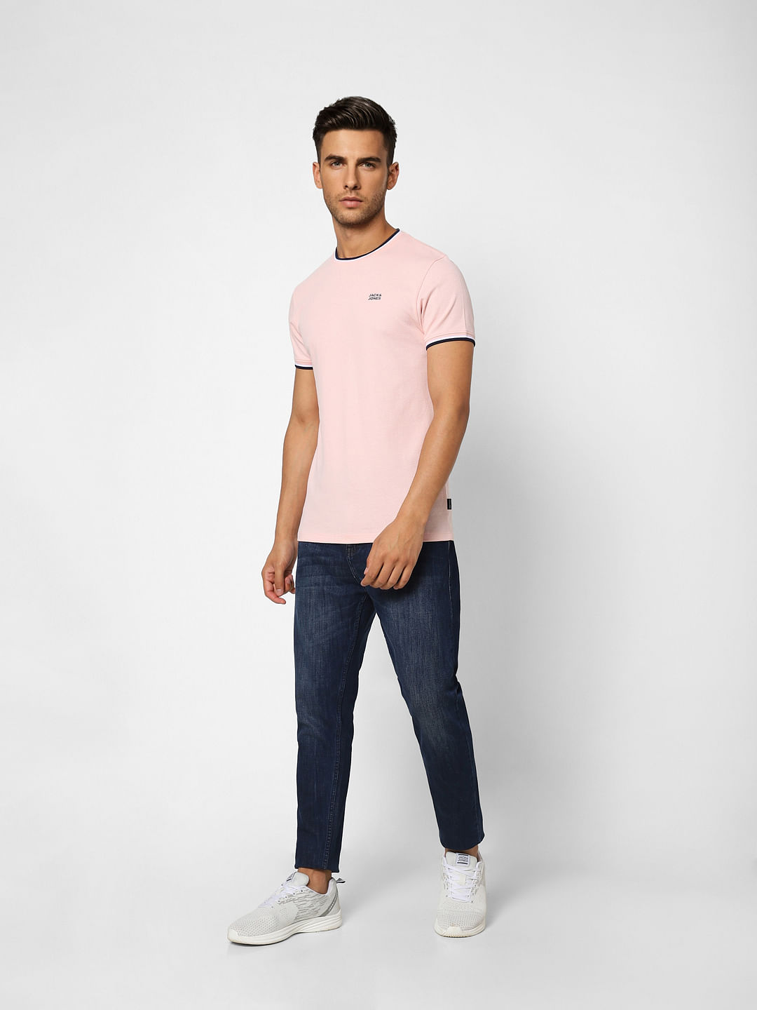 Pink Crew Neck T-shirt