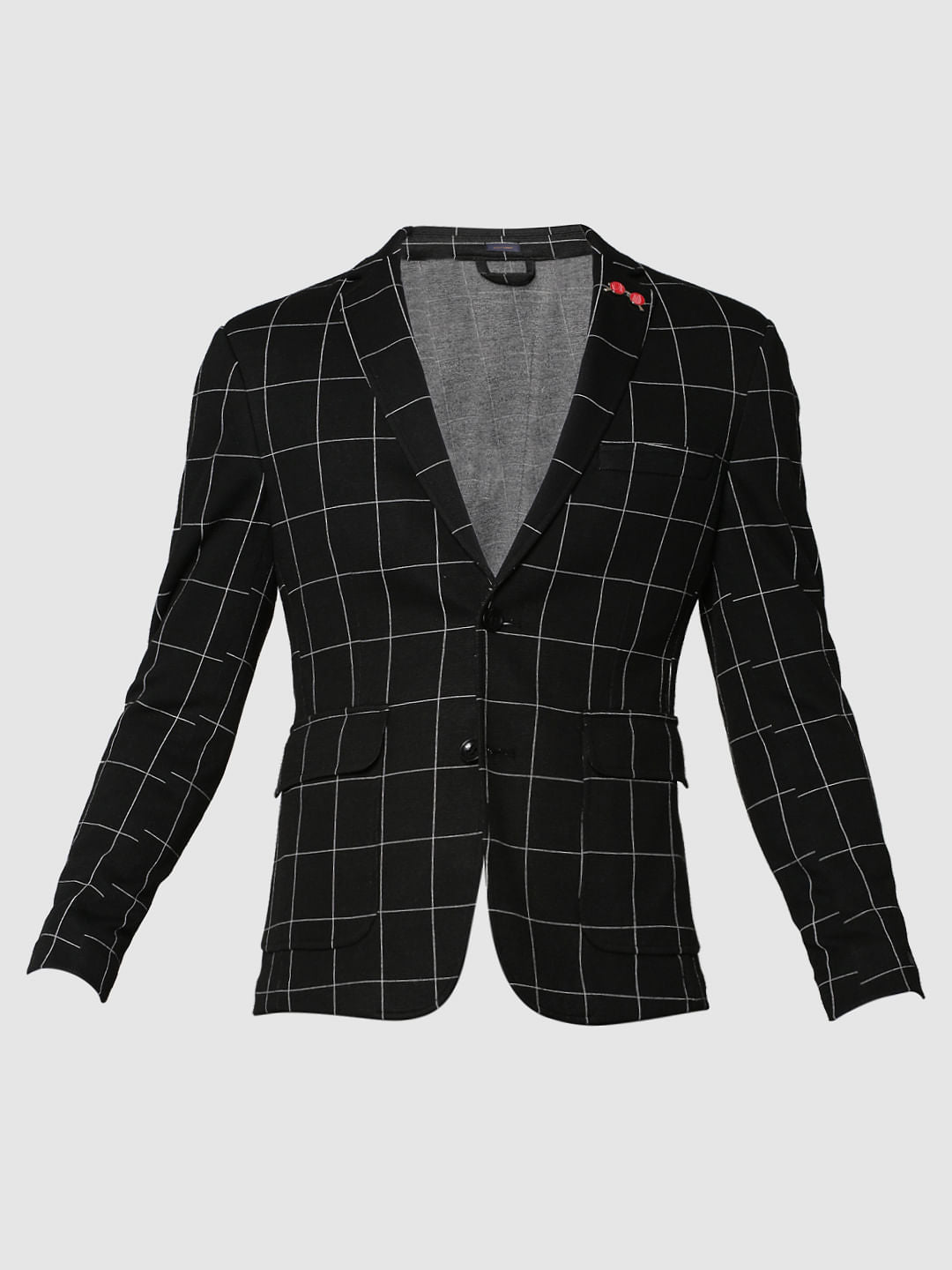 Black Check Waistcoat