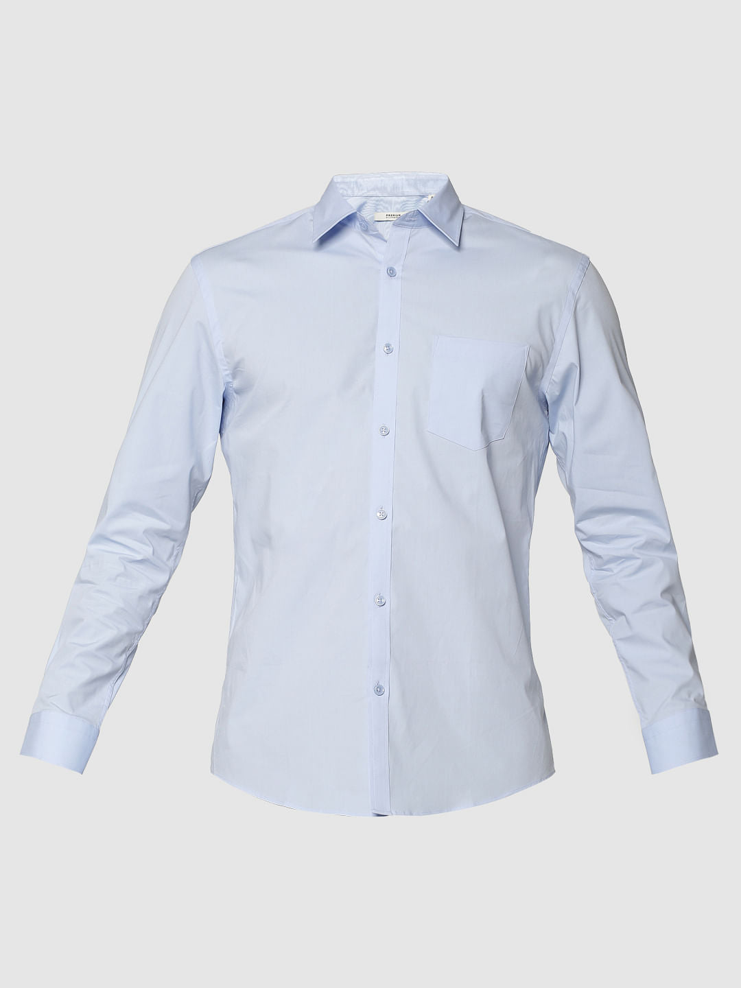 Light Blue Formal Full Sleeves Shirt