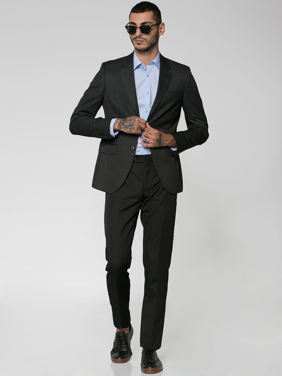 Light Blue Formal Full Sleeves Shirt
