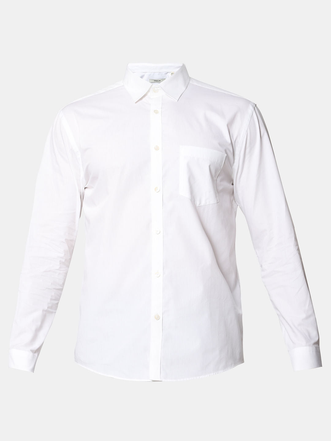 White Formal Full Sleeves Shirt