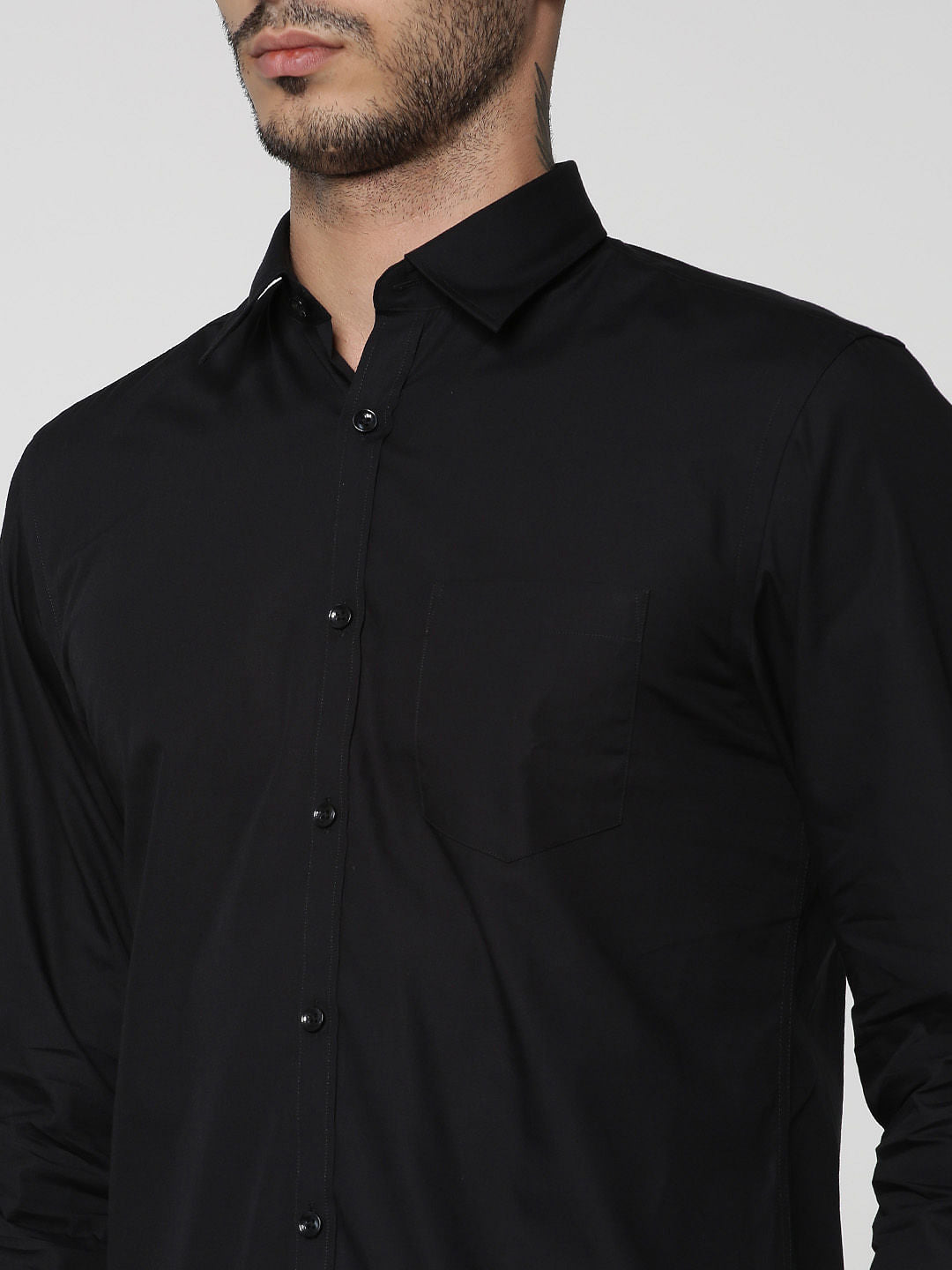 Black Full Sleeves Shirt
