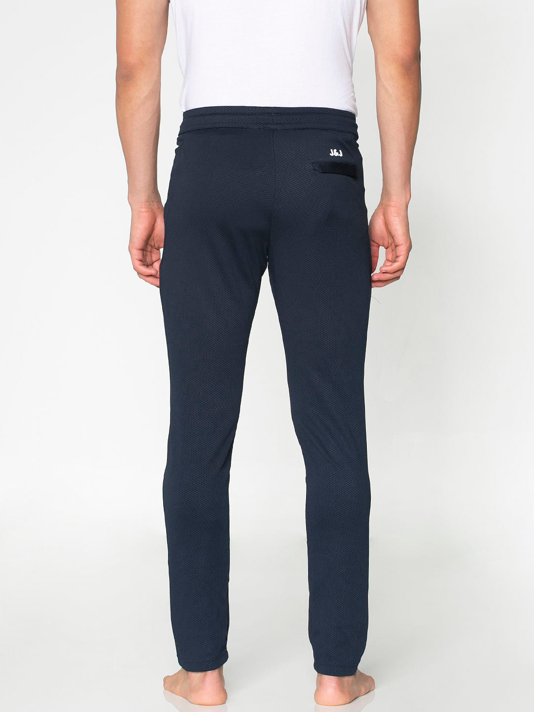 Navy Blue Drawstring Trackpants