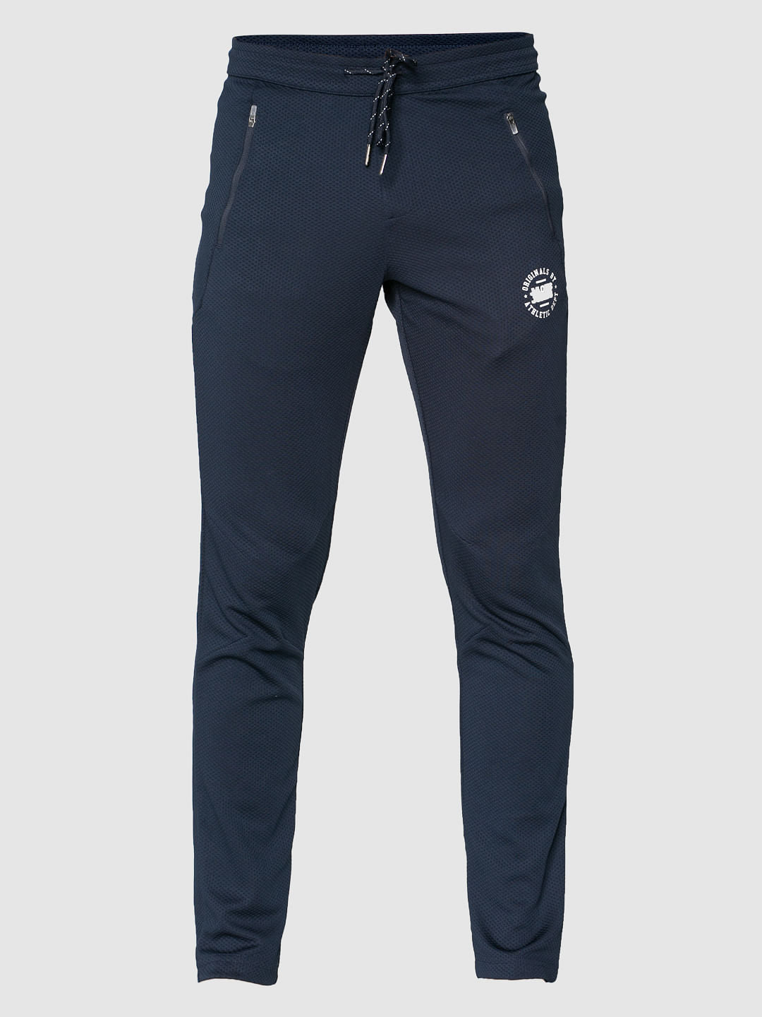 Navy Blue Drawstring Trackpants