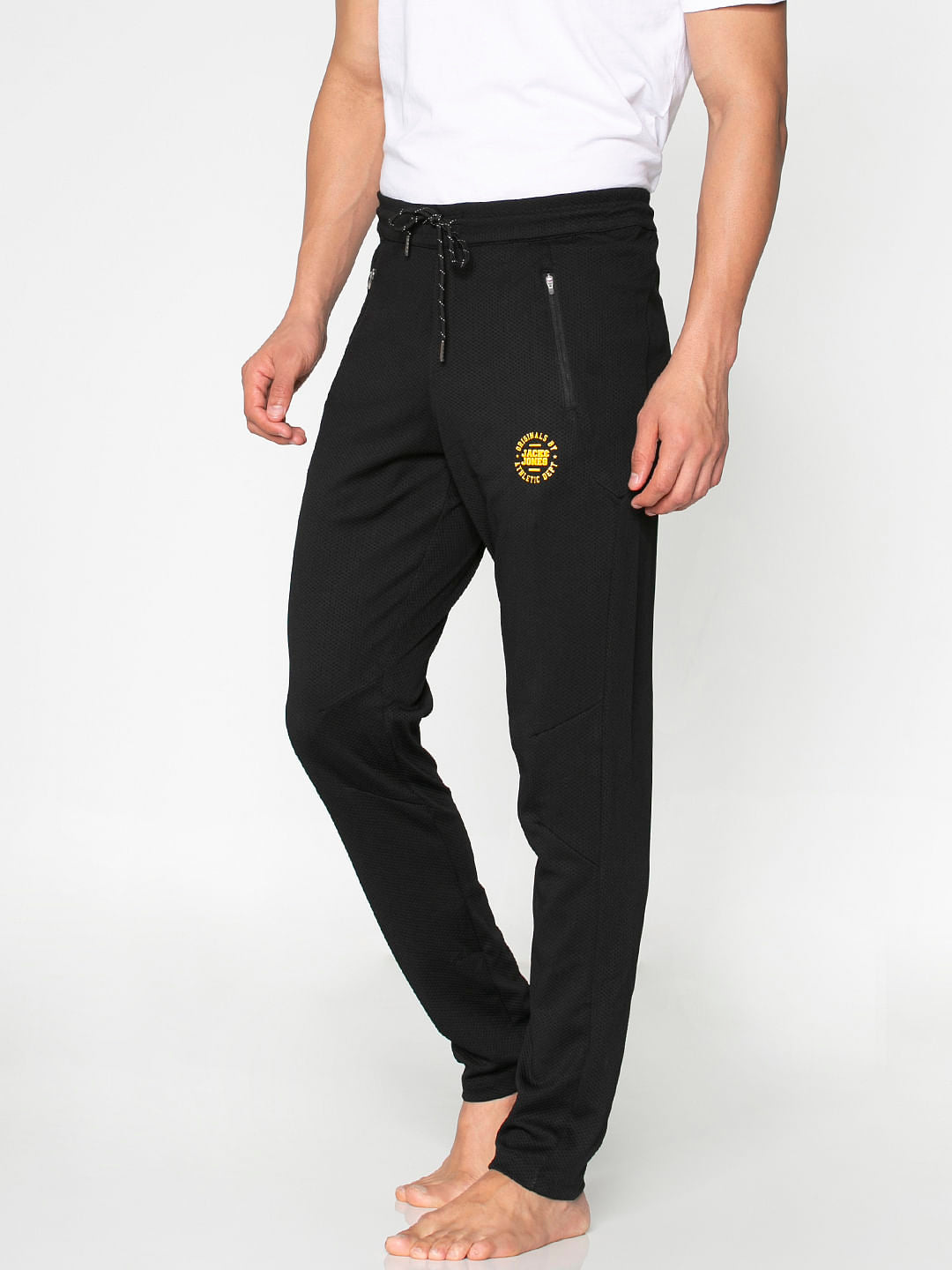 Black Drawstring Trackpants
