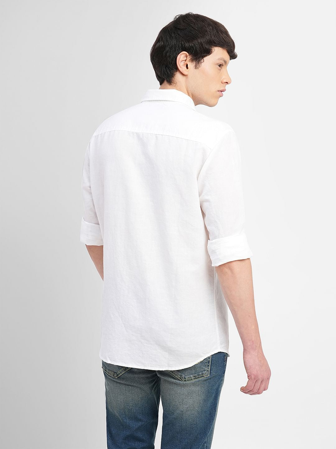 White Full Sleeves Shirt