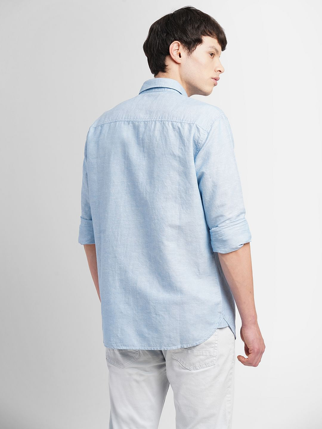 Sky Blue Full Sleeves Shirt
