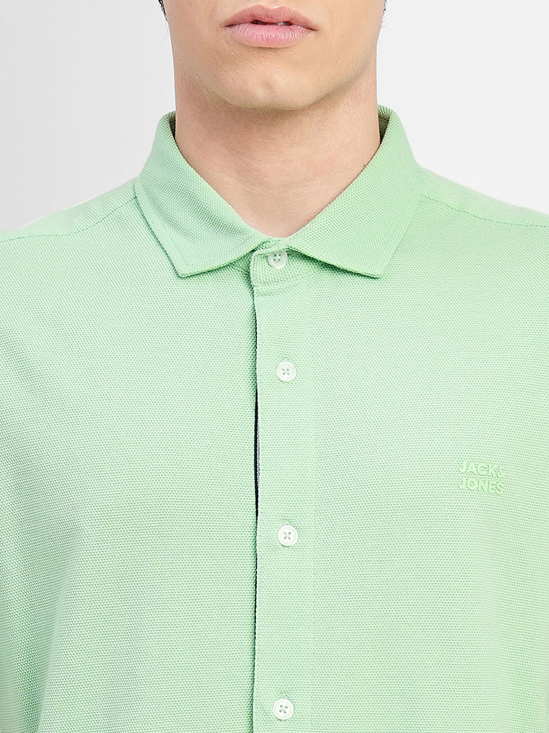 Green Short Sleeves Shirt