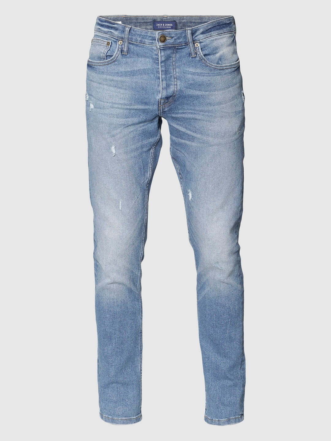 Blue Washed Glenn Slim Fit Jeans