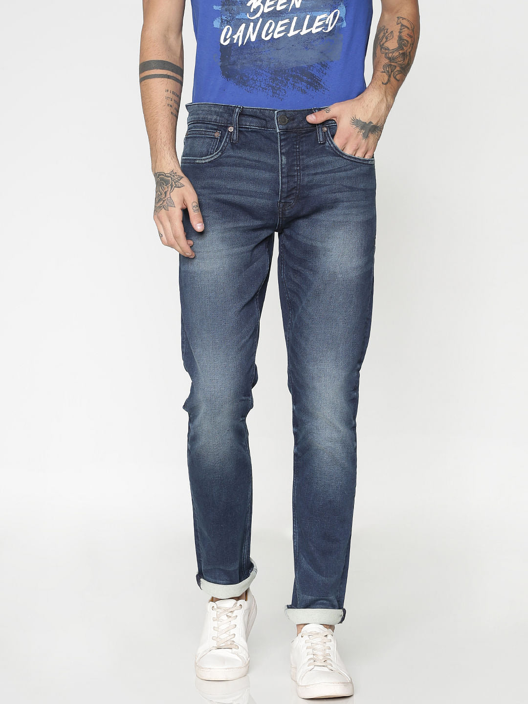 Blue Light Wash Ben Skinny Fit Jeans