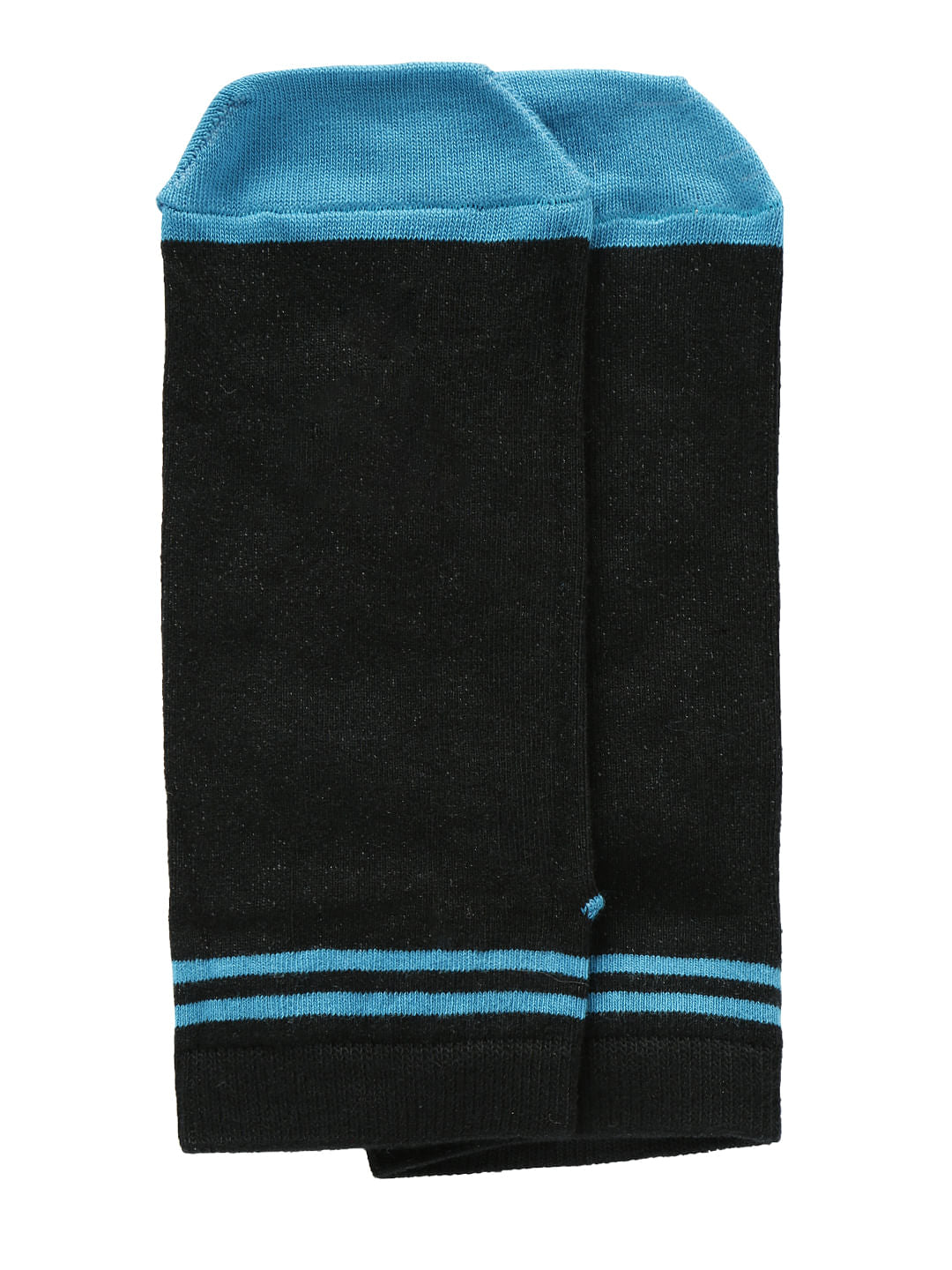 Black Text Print Ankle Length Socks