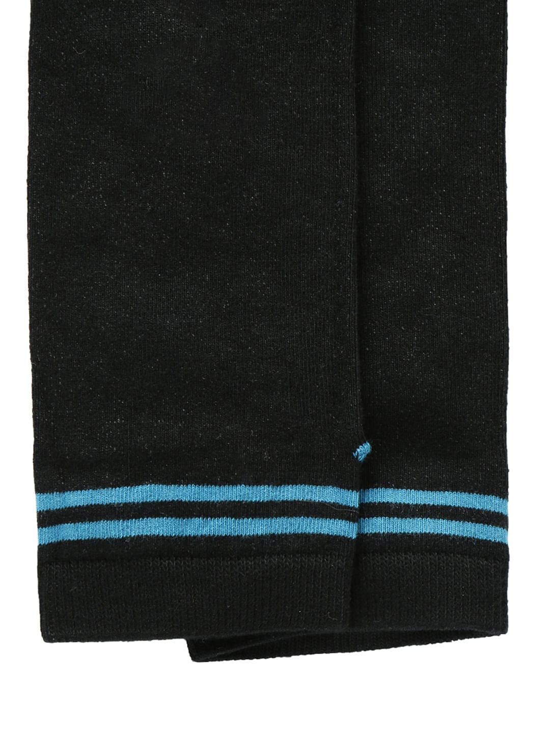 Black Text Print Ankle Length Socks