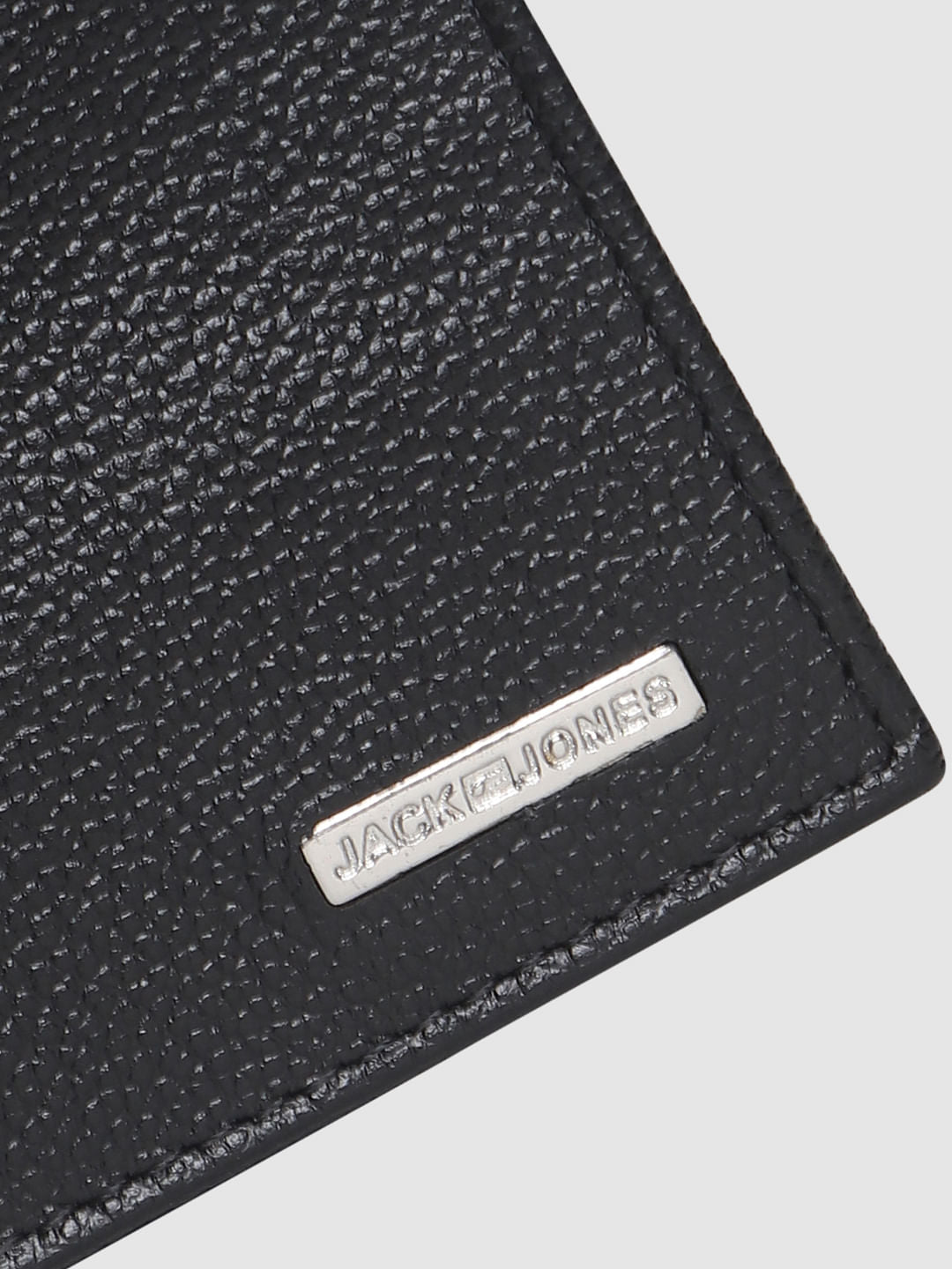 Black Leather Textured Wallet