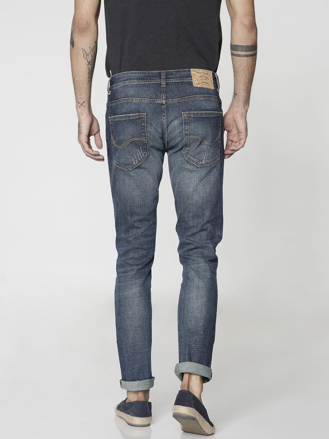 Blue Washed Tim Anti Fit Jeans