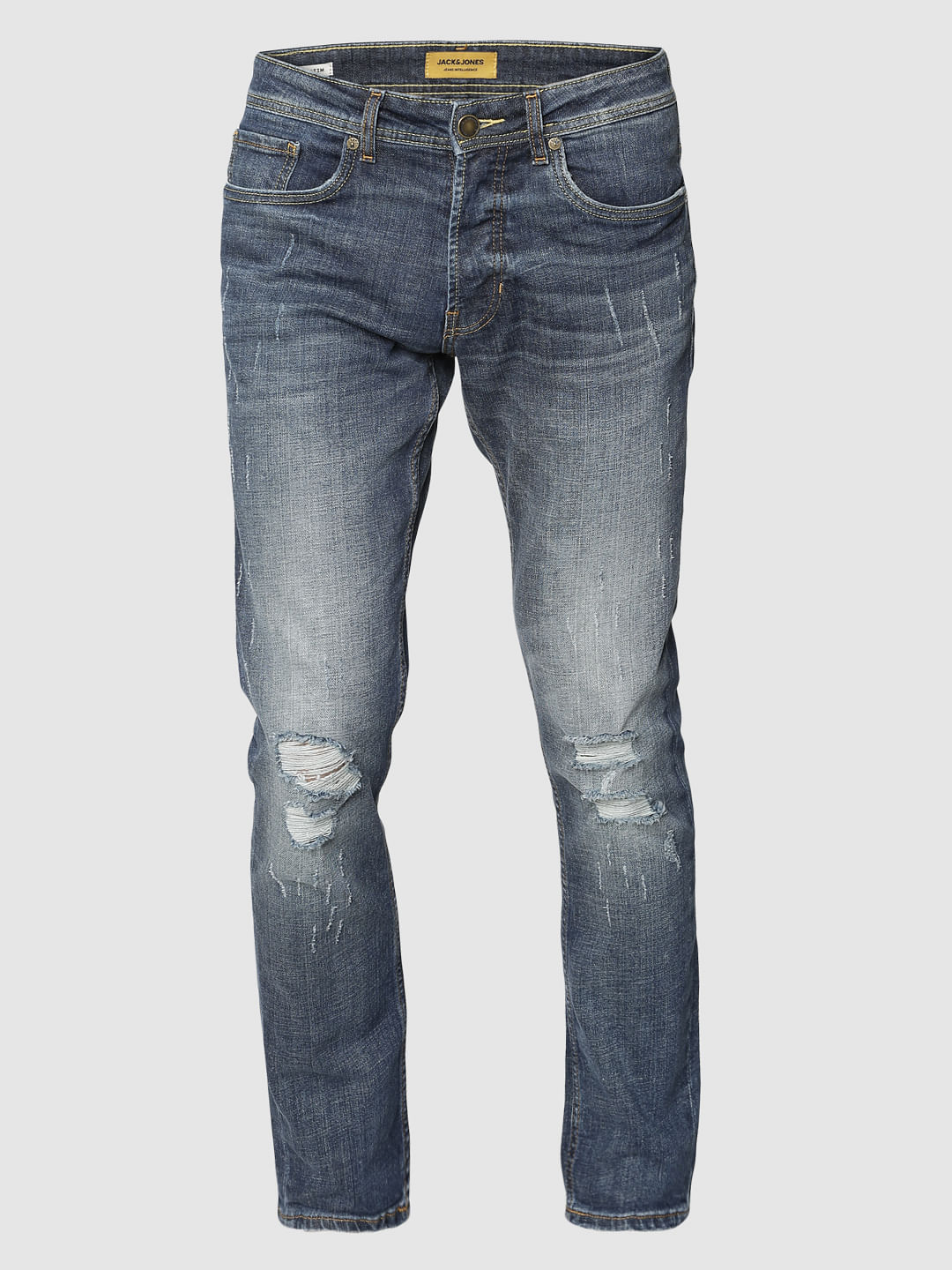 Blue Washed Tim Anti Fit Jeans