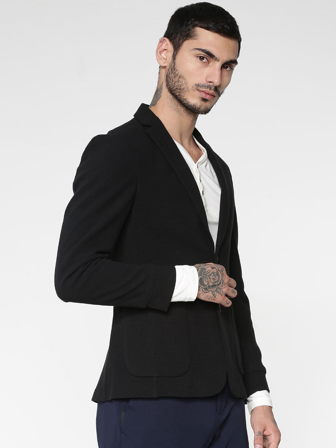 Black Slim Fit Blazer