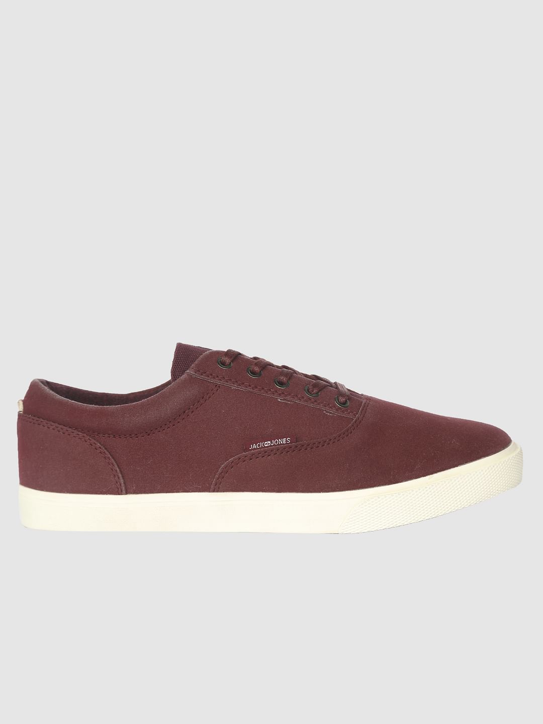 Maroon Suede Sneakers