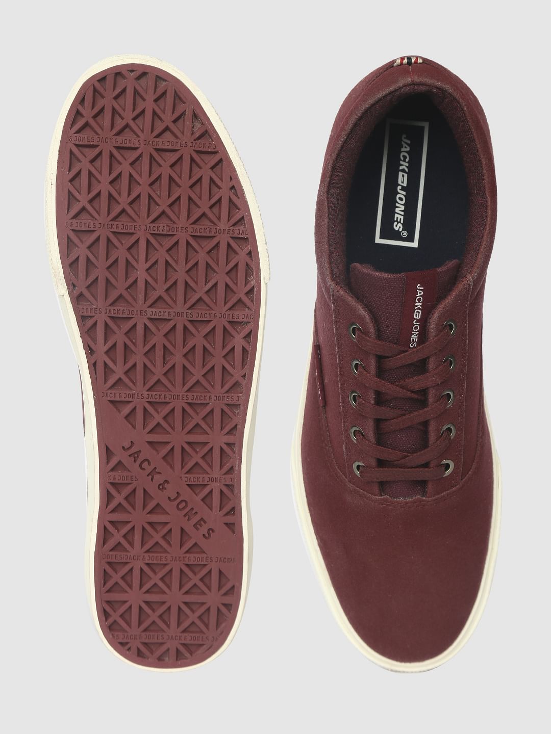 Maroon Suede Sneakers