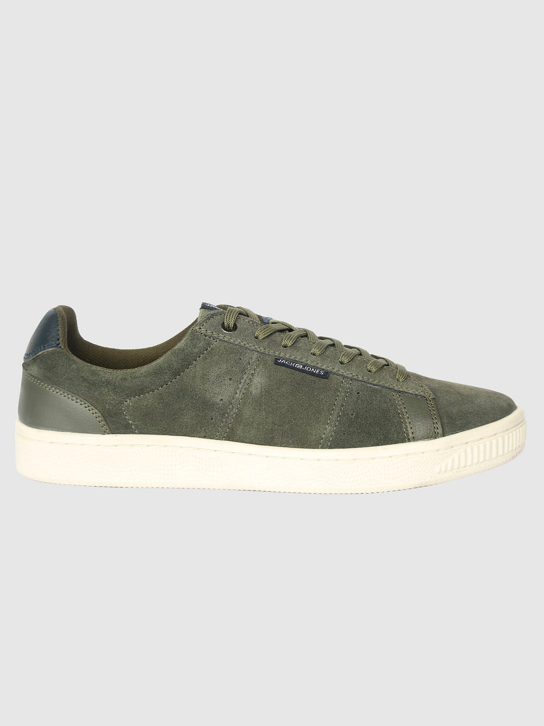 Green Leather Sneakers