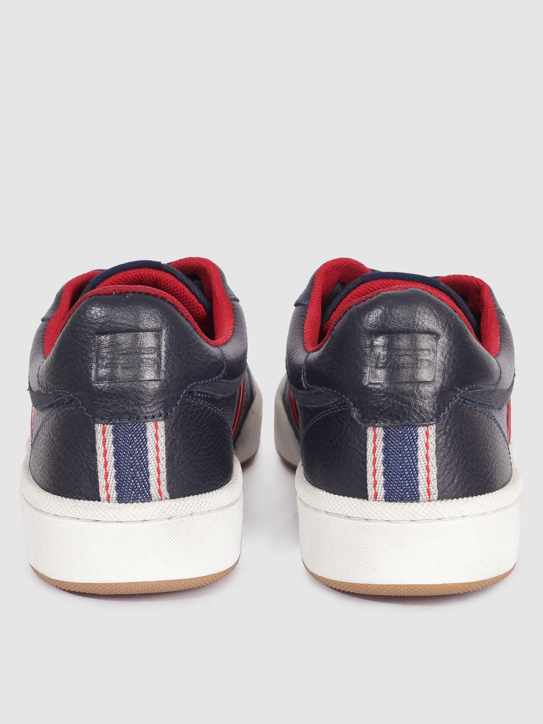 Navy Blue Contrast Lining Sneakers