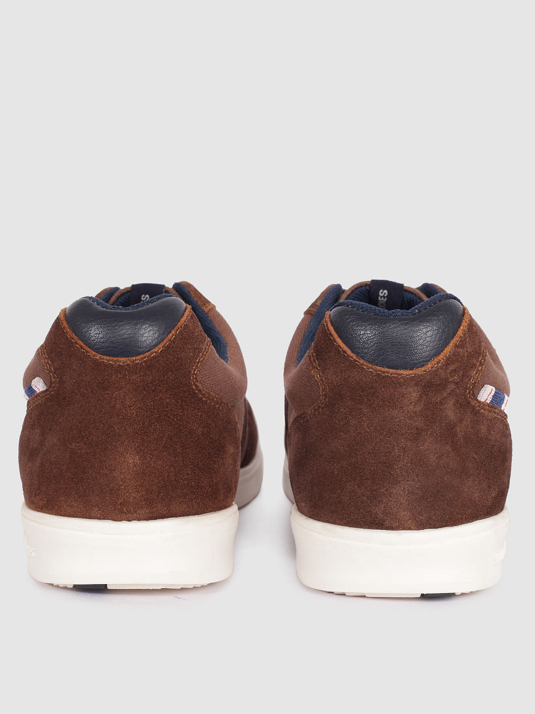 Brown Suede Detail Sneakers