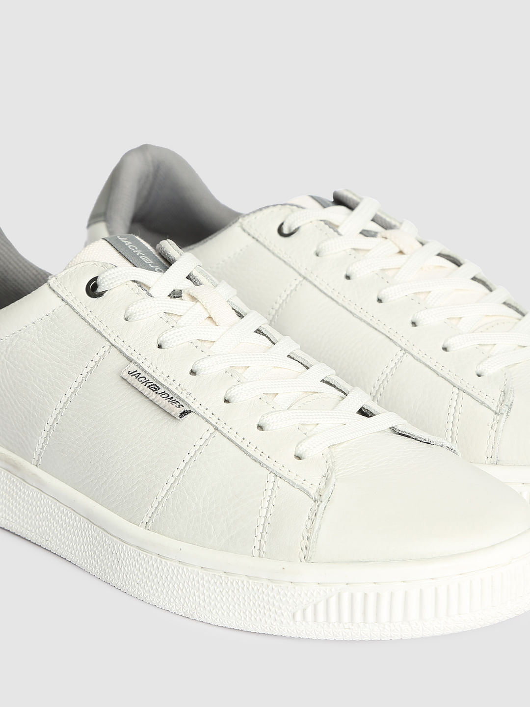 White Leather Sneakers