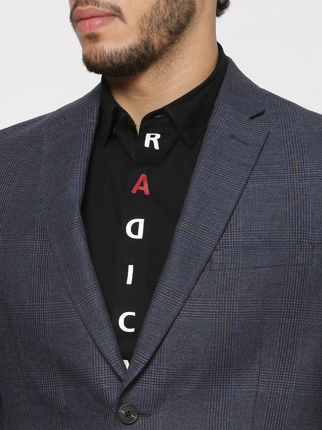 Blue Double Button Blazer
