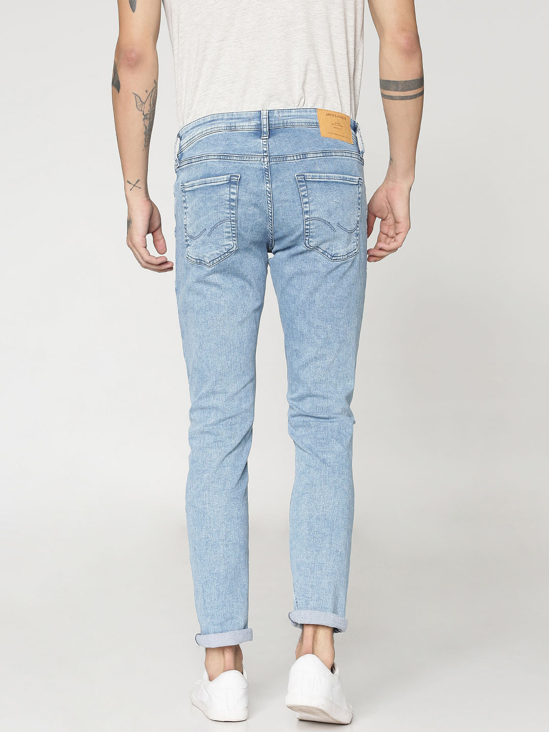 Blue Faded Tom Skinny Fit Jeans