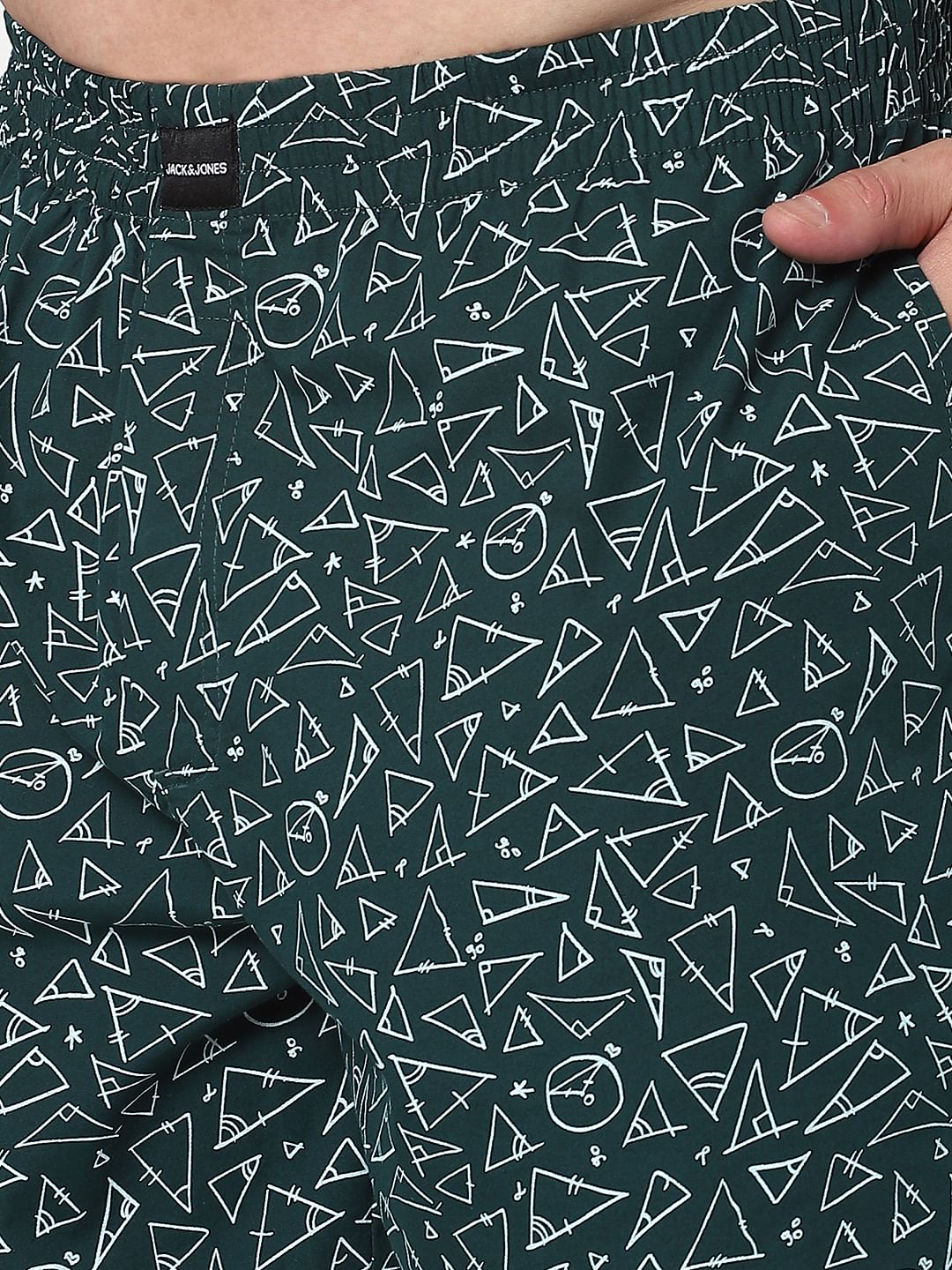 Green Printed Boxers