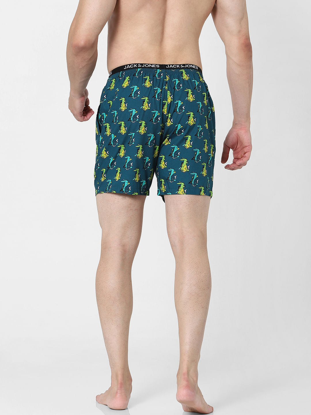 Green Graphic Printed Boxers
