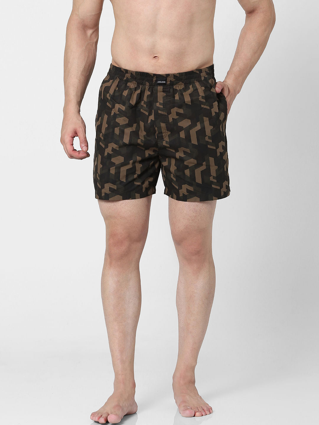 Green Printed Boxers