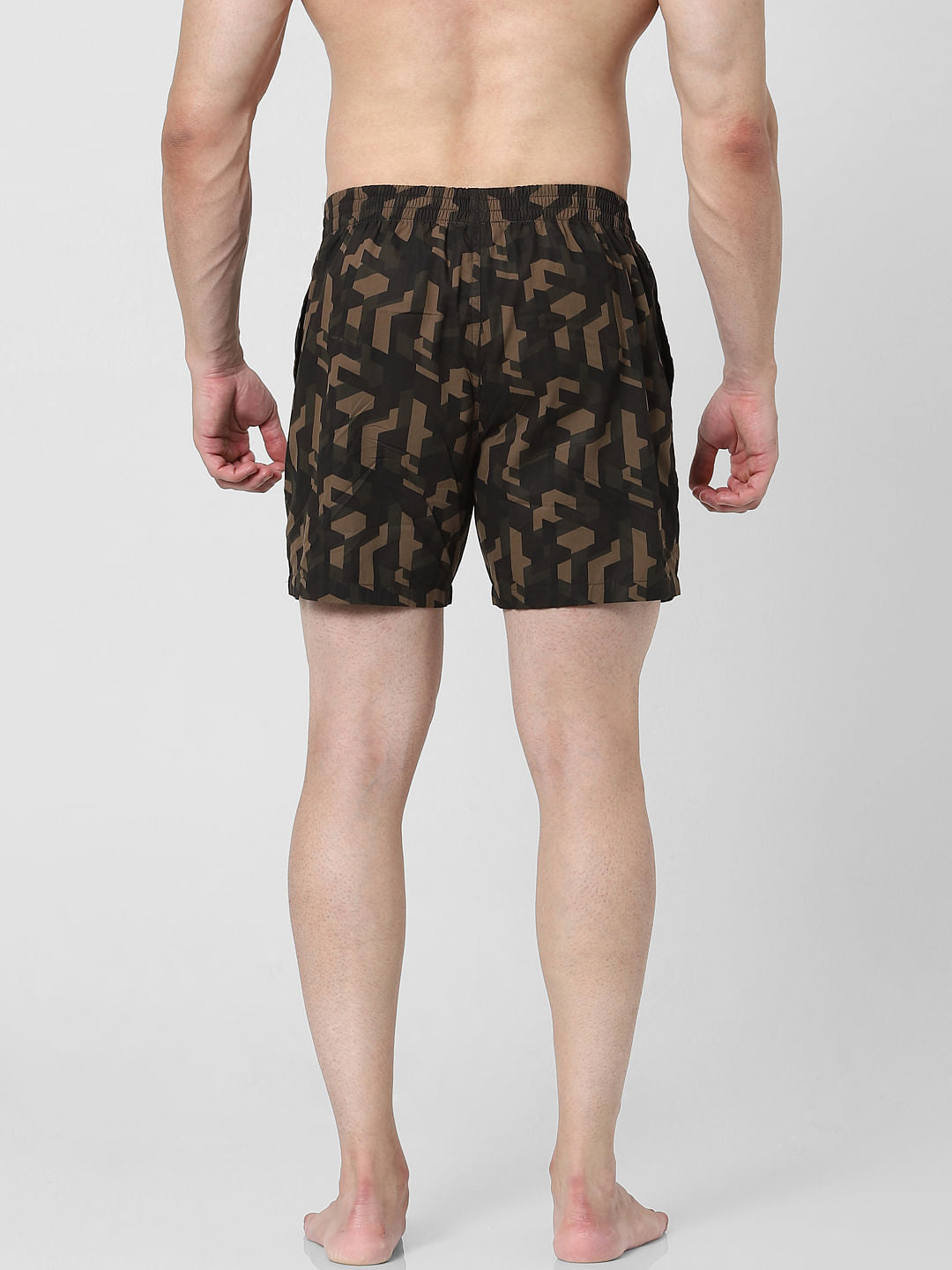 Green Printed Boxers
