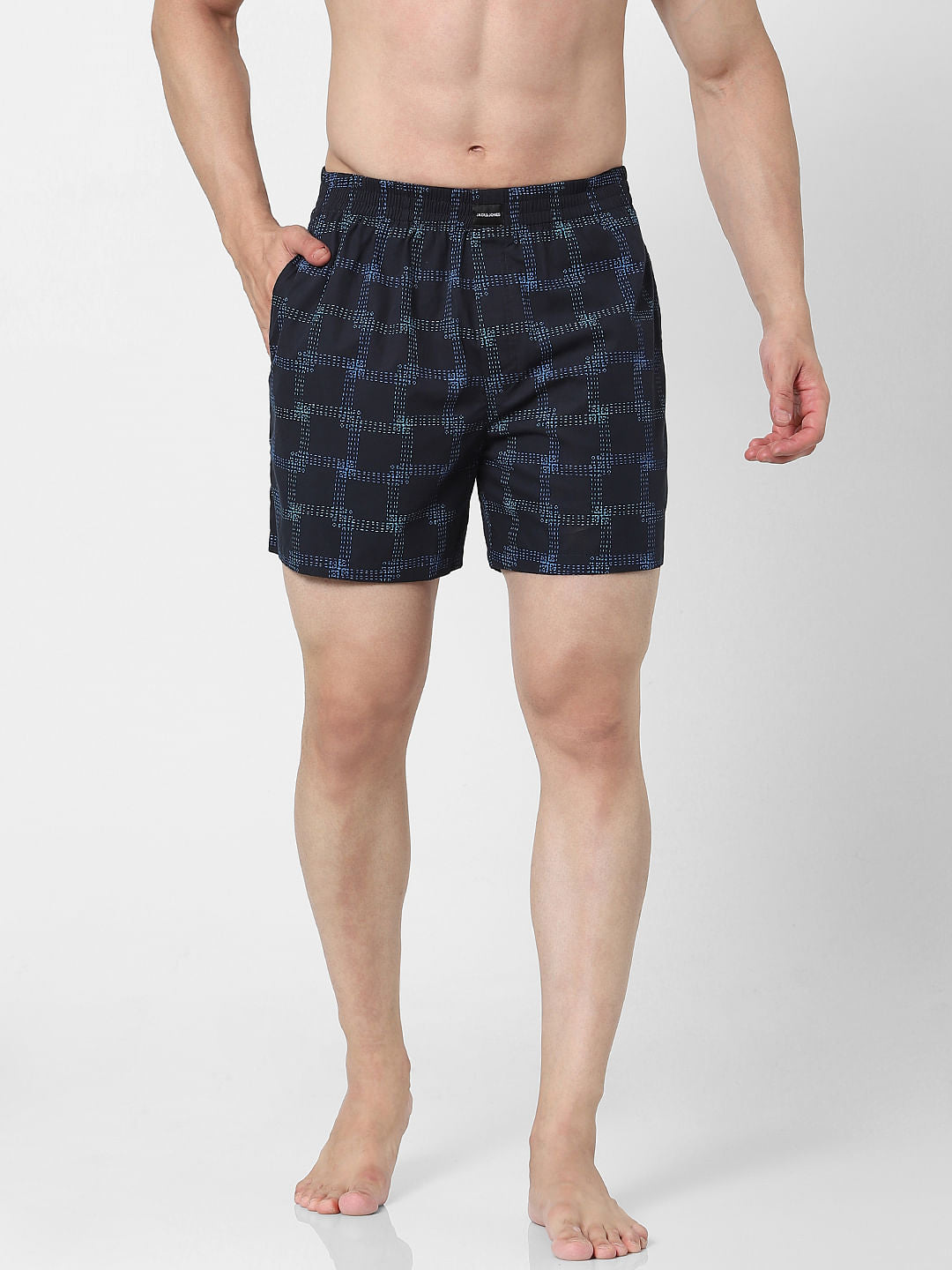 Blue Checks Boxers