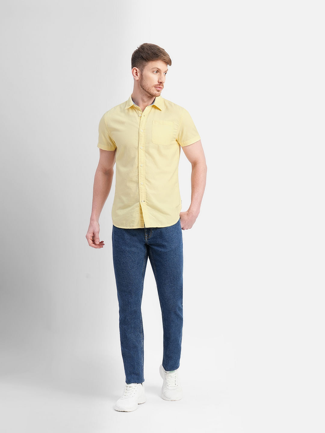 Yellow Short Sleeves Shirt