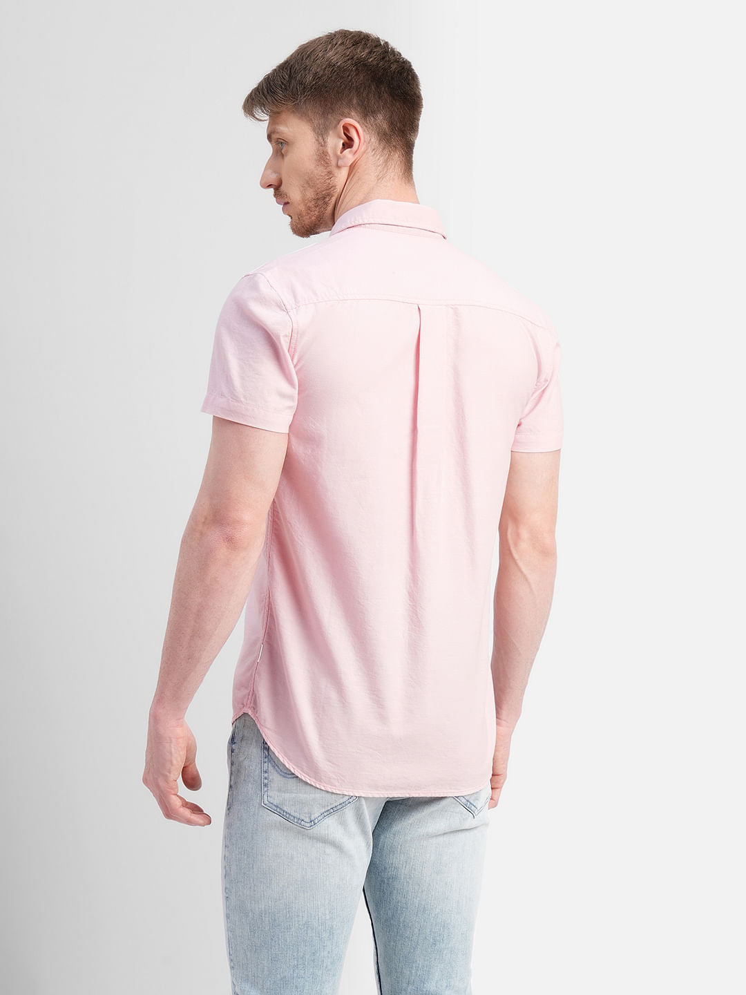Pink Short Sleeves Shirt