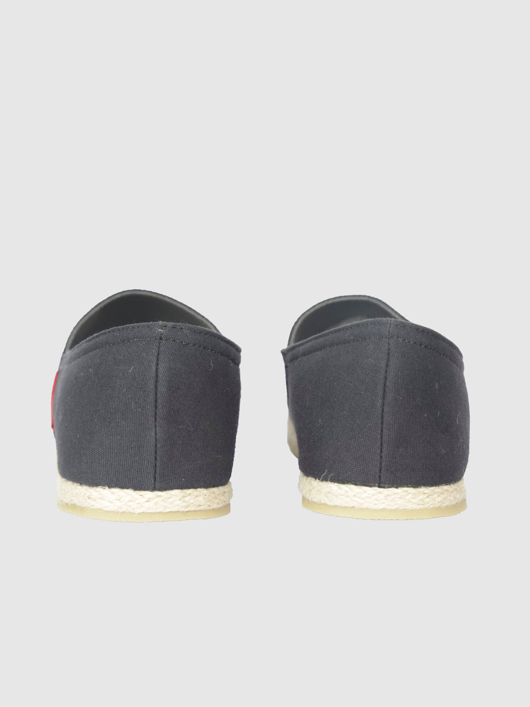 Black Slip On Espadrilles