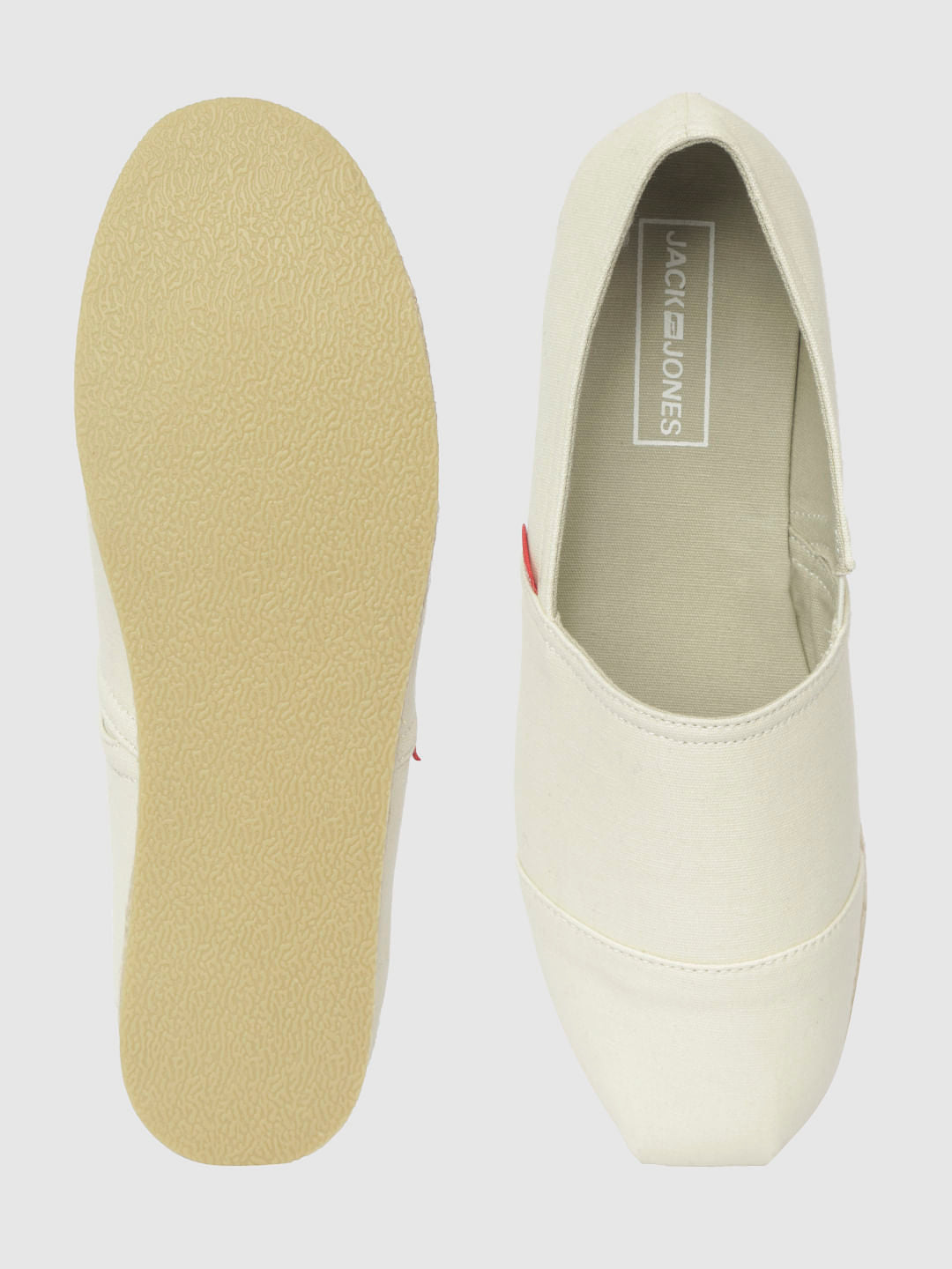 White Slip On Espadrilles