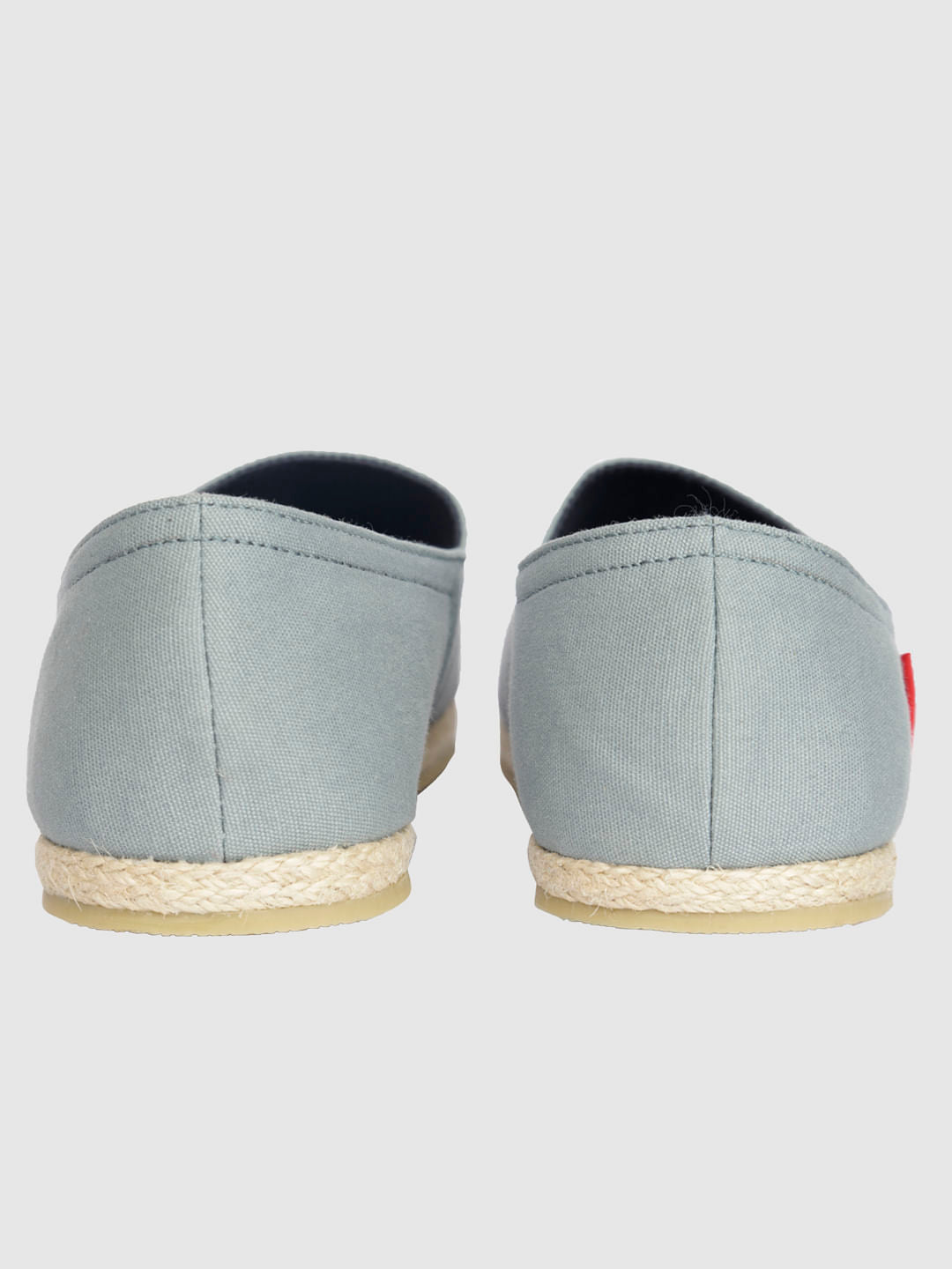Light Grey Slip On Espadrilles