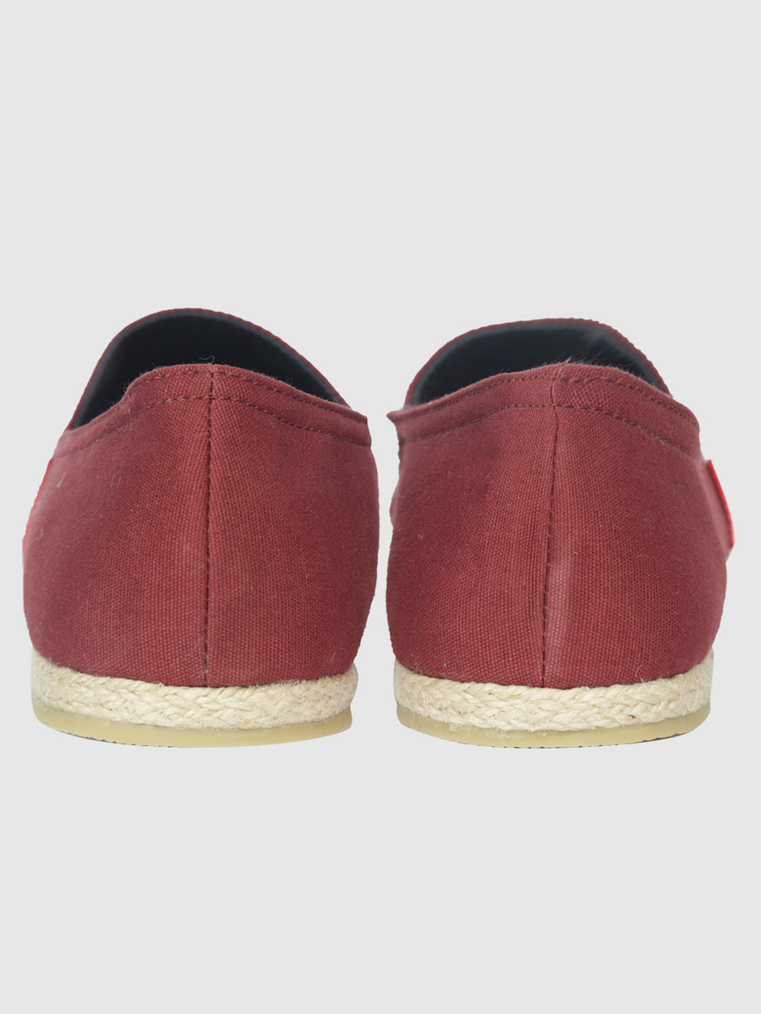 Red Slip On Espadrilles