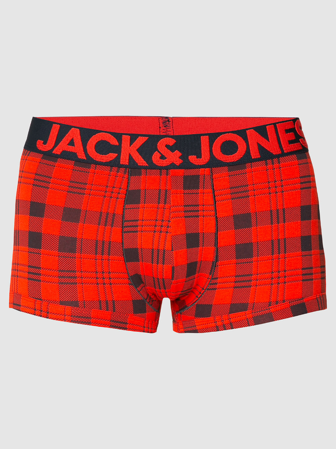 Red Checks Brazilian Trunks