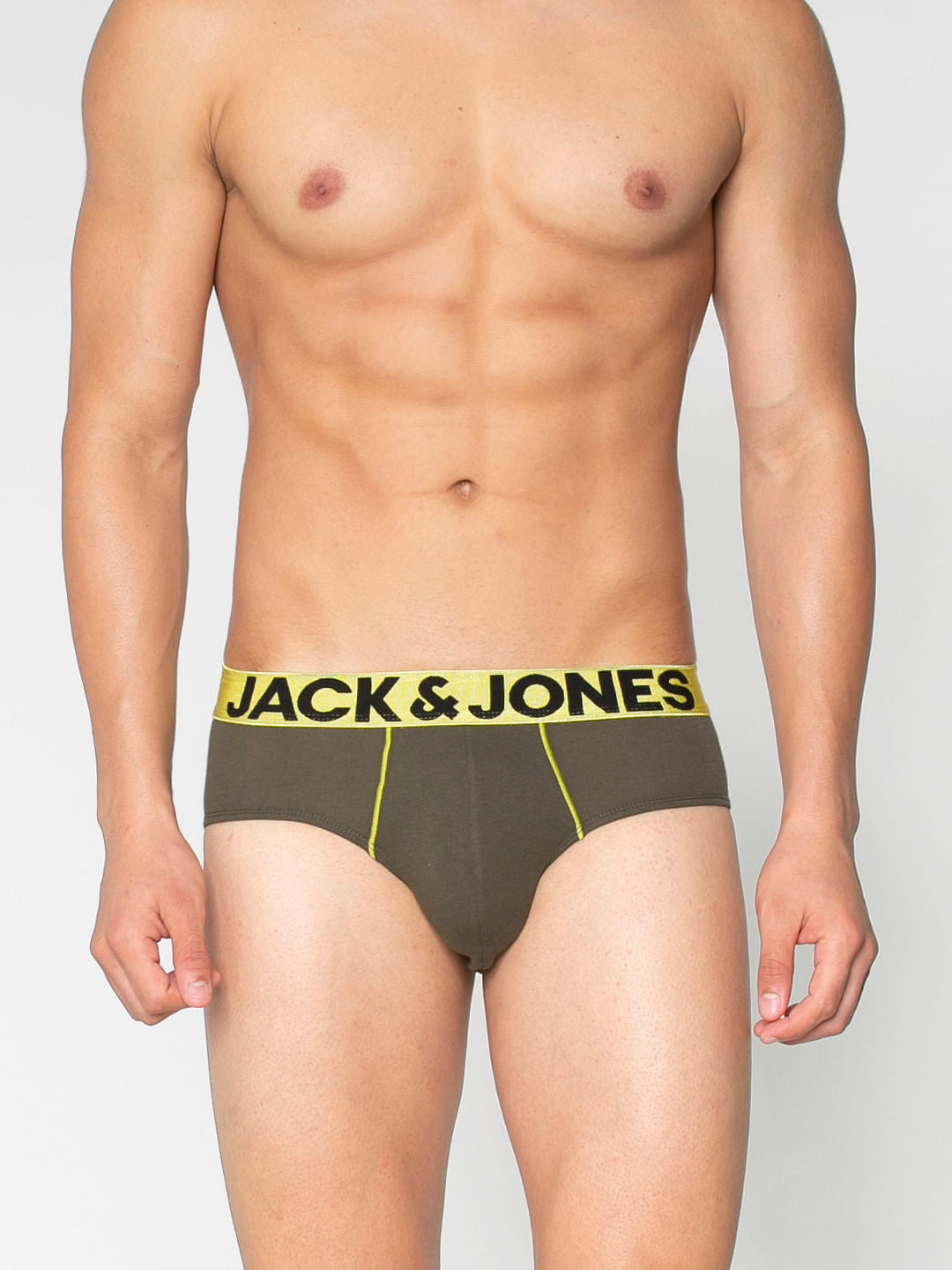 Green Solid Briefs
