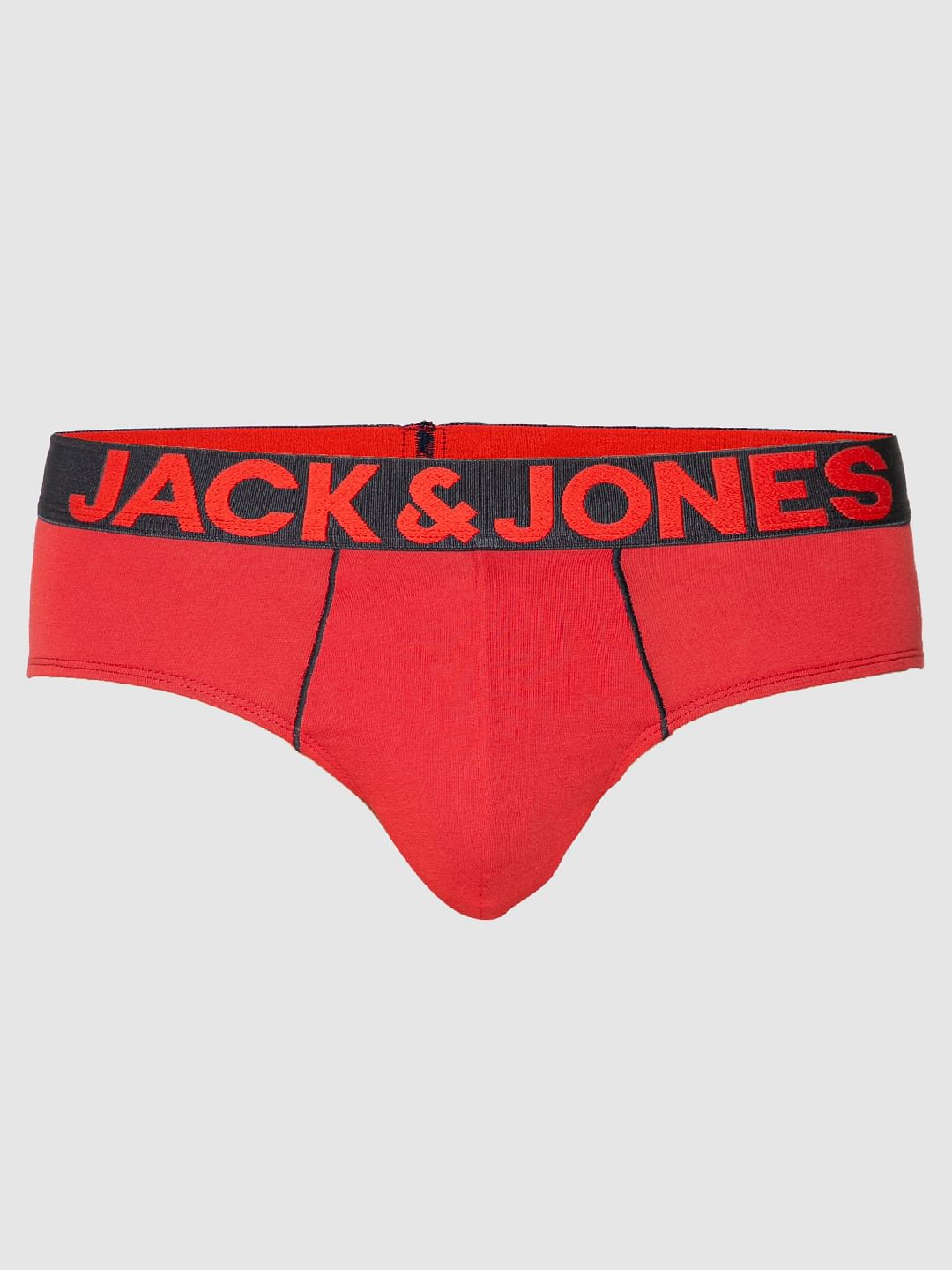 Red Solid Briefs