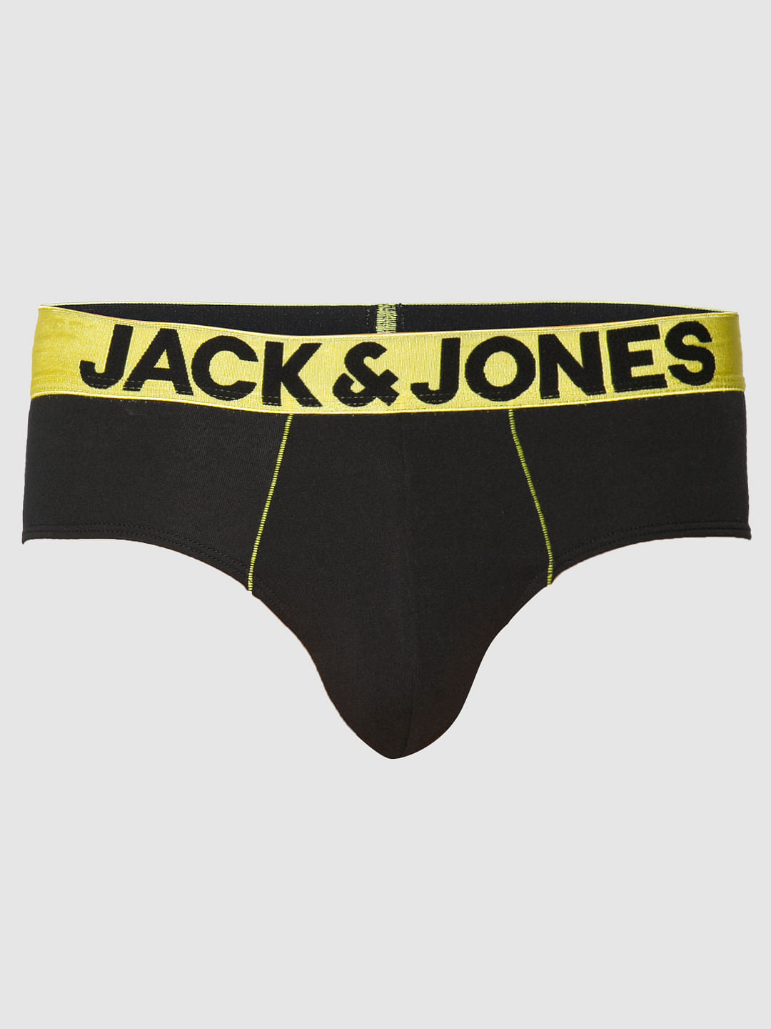 Black Pack Of Three Solid Briefs