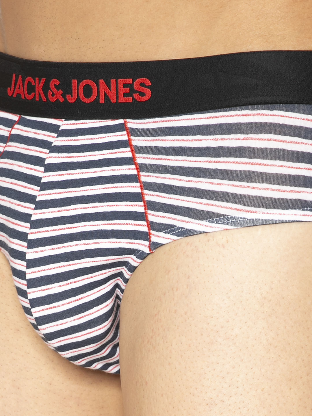 Blue And White Striped Briefs