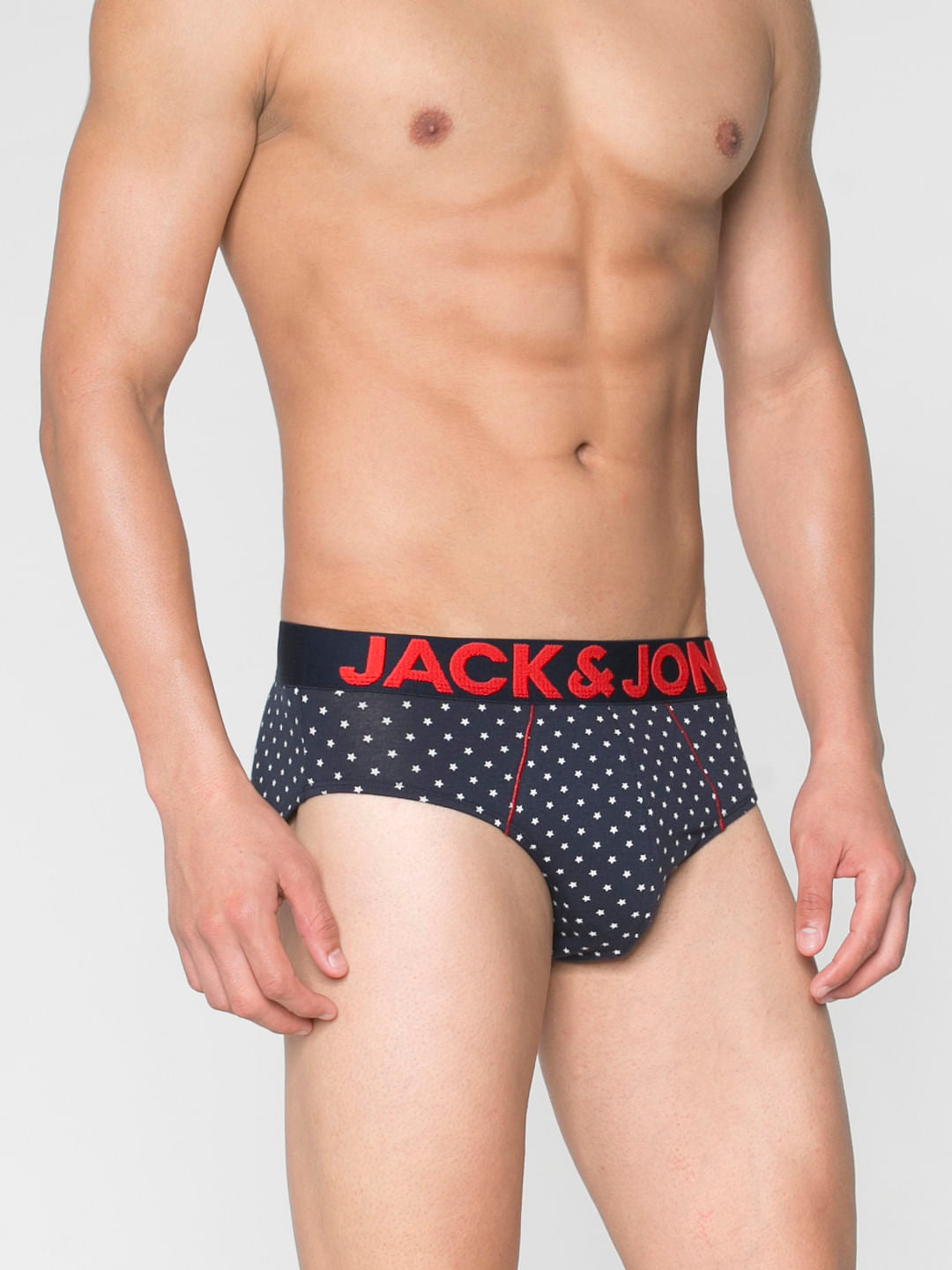 Blue All Over Star Print Briefs