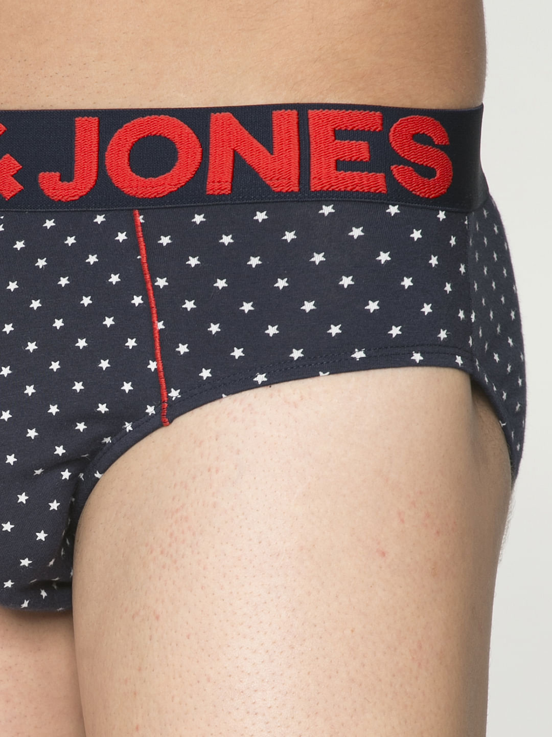 Blue All Over Star Print Briefs