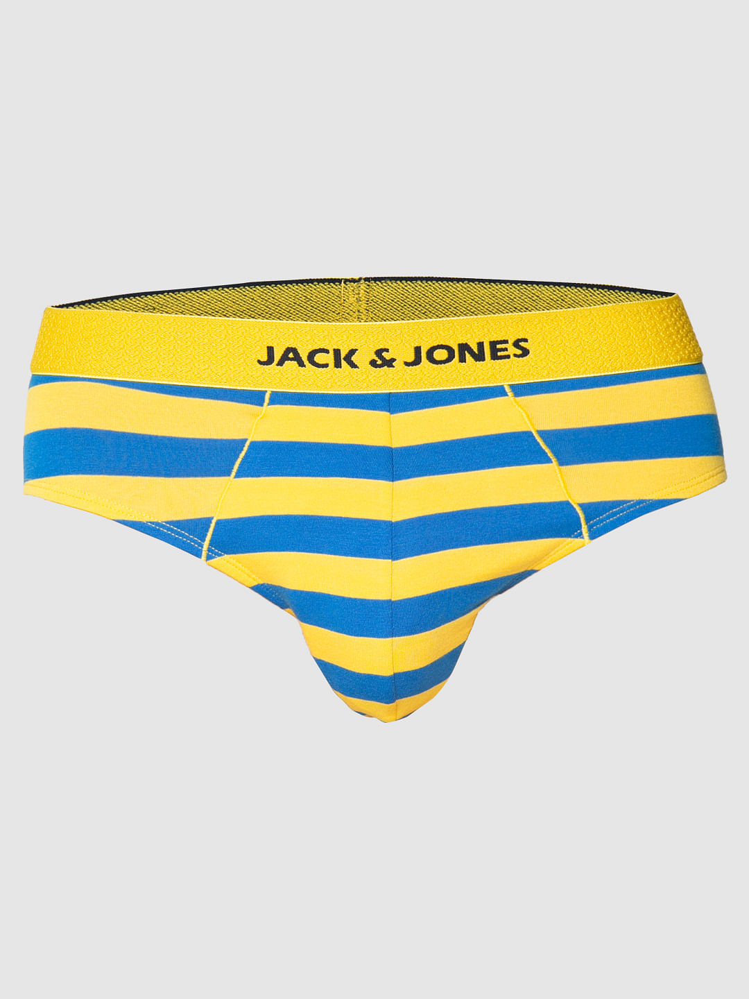 Blue And Yellow Striped Briefs