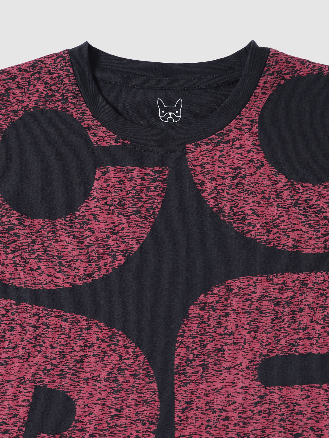 Boys Black CORE Logo Print Crew Neck T-shirt