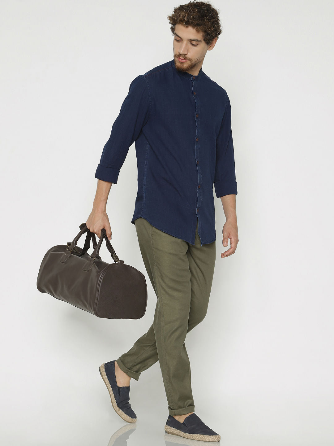Blue Denim Full Sleeves Shirt